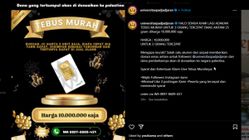 Akun IG Unpad Diretas, Kini Promosi Harga Murah Emas Antam