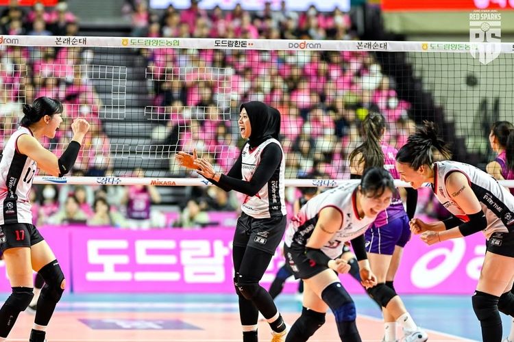 Megawati Berhasil Bawa Red Sparks ke Final, Tapi Gagal Masuk Best 7 Liga Voli Korea